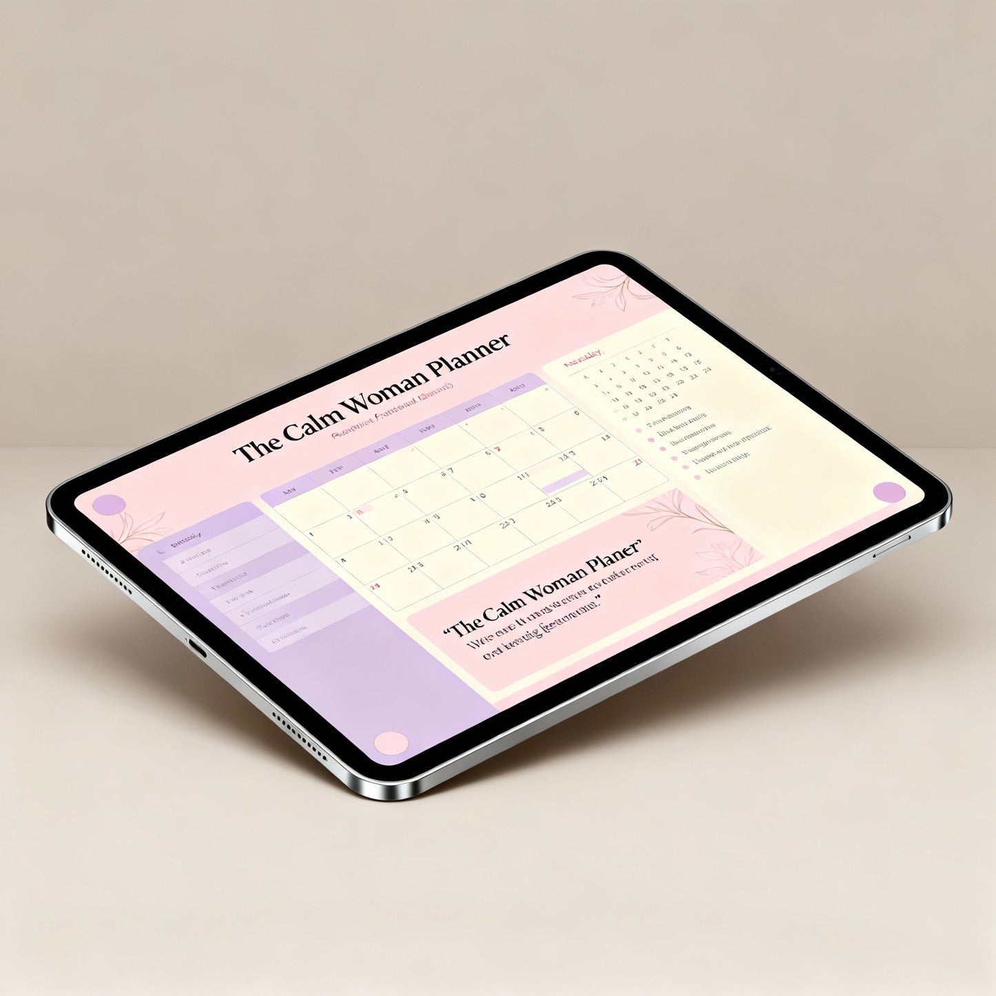 THE CALM WOMAN PLANNER